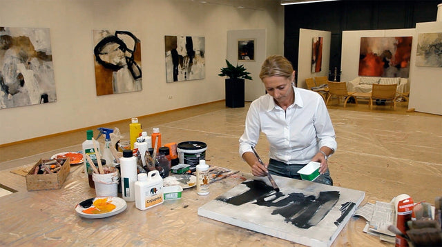 Lerne im geistreich Online-Kurs mit Annette Lehrmann Bitumen und Rosteffekt kennen