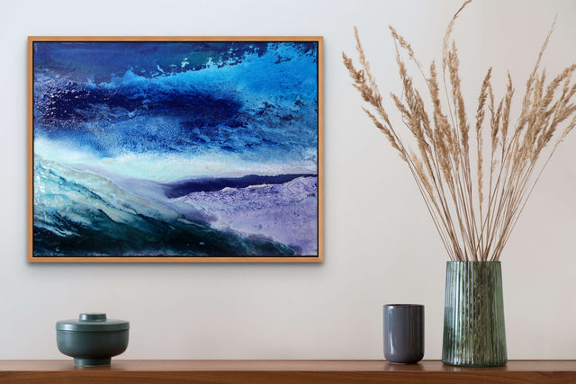 Lerne im geistreich Online-Kurs mit Christina Jehne See oder Meer-Landschaft mit Struktur kennen