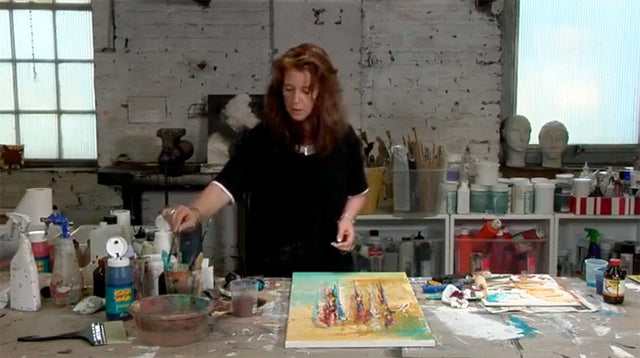 Lerne im geistreich Online-Kurs mit Isabelle Zacher-Finet Auf dem Kopf gemalt - weibliche Figuren kennen