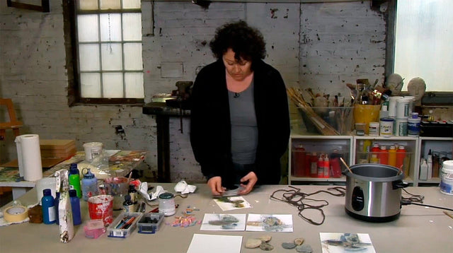 Lerne im geistreich Online-Kurs mit Sonja Schmid Von der Skizze zum Bild - Formfindung kennen