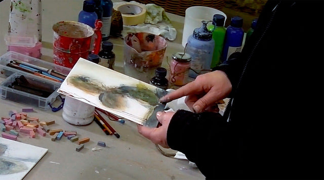 Lerne im geistreich Online-Kurs mit Sonja Schmid Von der Skizze zum Bild - Formfindung kennen