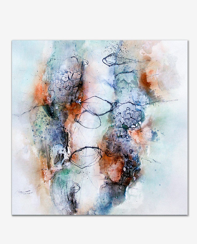 Lerne im geistreich Online-Kurs mit Ute Hoeg Sumpfkalk auf Papier - großes Format kennen