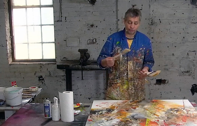 Lerne im geistreich Online-Kurs mit Alfred Hansl Erdtöne und expressive Textur kennen