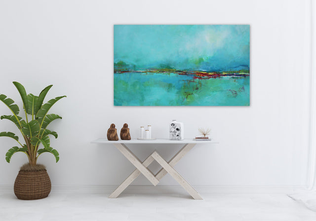 Lerne im geistreich Online-Kurs mit Angelika Biber Landschaft mit Colorshaper kennen