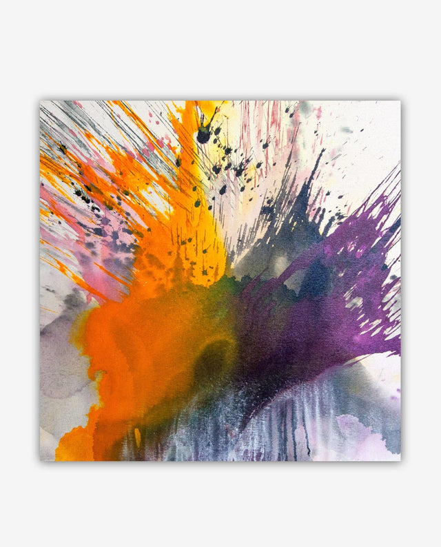 Lerne im geistreich Online-Kurs mit Angelika Domenig Aqua-Acryl in Schütt-Technik kennen