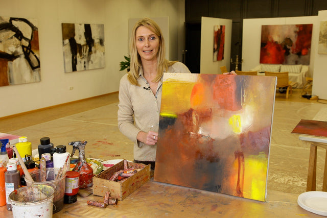 Lerne im geistreich Online-Kurs mit Annette Lehrmann Farbbild - Bildfindung, Abstraktion einer Fotovorlage kennen