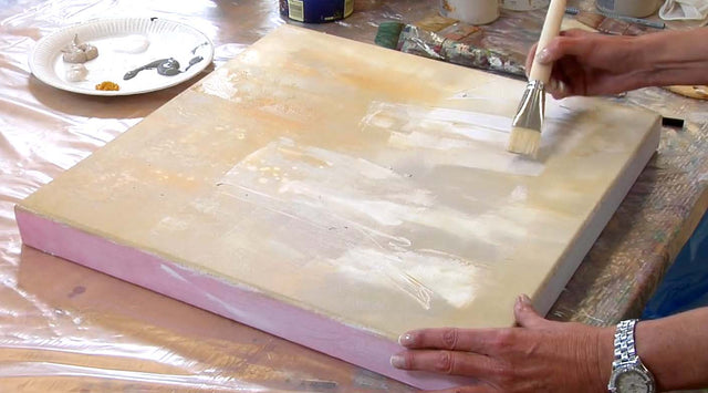 Lerne im geistreich Online-Kurs mit Annette Lehrmann Krakelee-Technik kennen