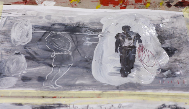 Lerne im geistreich Online-Kurs mit Antonio Zecca Tagesbilder - mit Ölkreide, Graphit, Schellack und Blumendraht kennen