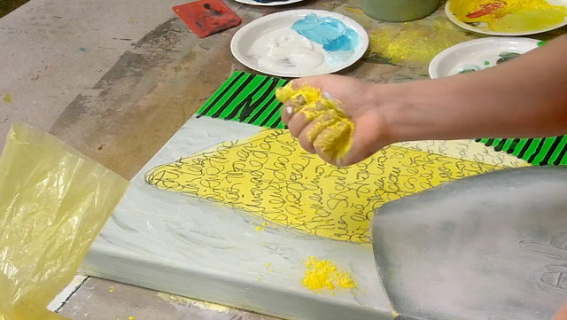 Lerne im geistreich Online-Kurs mit Birgit Herzberg-Jochum Schrift im Bild in sechs Varianten kennen