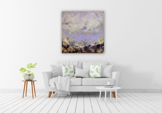 Lerne im geistreich Online-Kurs mit Birgit Hüttemann-Holz Enkaustik 3 Arbeiten in 3 Techniken kennen