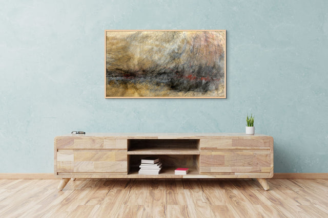 Lerne im geistreich Online-Kurs mit Brigitte Riechelmann Acryl-Mischtechnik mit Graphit kennen