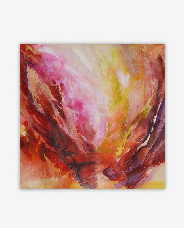 Lerne im geistreich Online-Kurs mit Brigitte Waldschmidt Tuchtechnik auf Papier und Malplatte - Einführung kennen