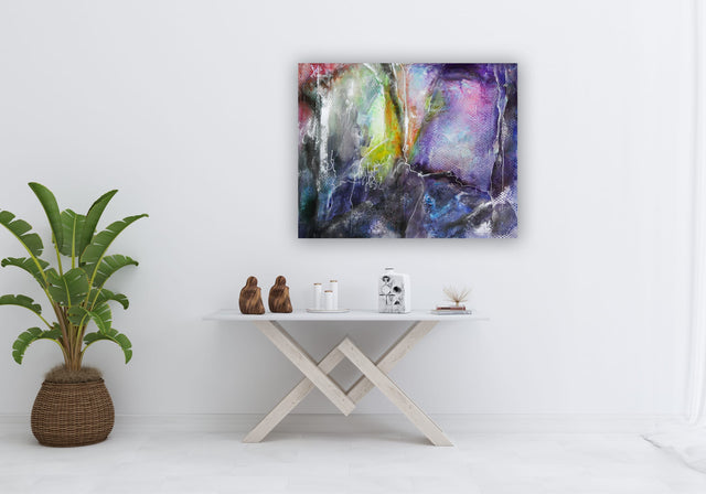 Lerne im geistreich Online-Kurs mit Brigitte Waldschmidt Tuchtechnik auf Papier und Malplatte - Einführung kennen