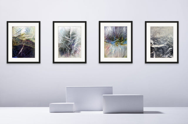 Lerne im geistreich Online-Kurs mit Christian von Grumbkow Knitter-Technik mit flüssigen Farben kennen