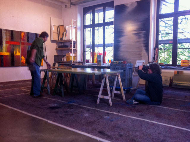 Lerne im geistreich Online-Kurs mit Christian von Grumbkow Malen aus der Farbe heraus 1 kennen