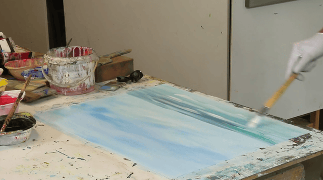 Lerne im geistreich Online-Kurs mit Christian von Grumbkow Malen aus der Farbe heraus 2 kennen