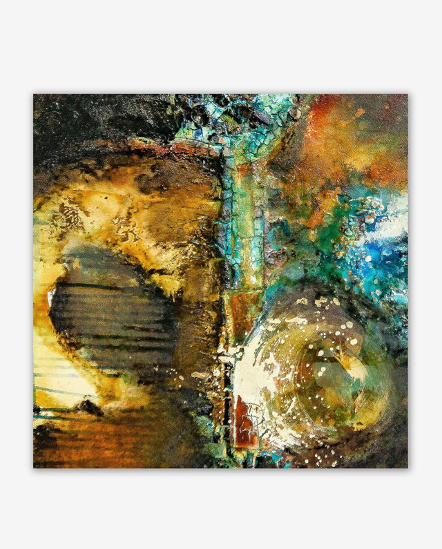 Lerne im geistreich Online-Kurs mit Claudia Geil Struktur 3-Dimensional und fließende Farbigkeit kennen