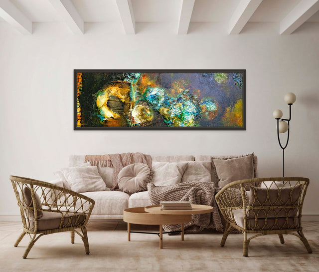 Lerne im geistreich Online-Kurs mit Claudia Geil Struktur 3-Dimensional und fließende Farbigkeit kennen