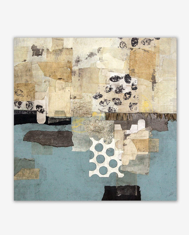 Lerne im geistreich Online-Kurs mit Cordula Kagemann Collage Landschaft abstrakt kennen