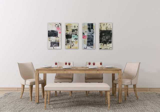 Lerne im geistreich Online-Kurs mit Cordula Kagemann Collage mit Papier und Wachs kennen