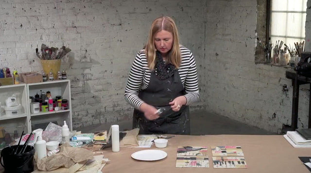 Lerne im geistreich Online-Kurs mit Cordula Kagemann Diagonale, Reihung, goldener Schnitt und Collage kennen