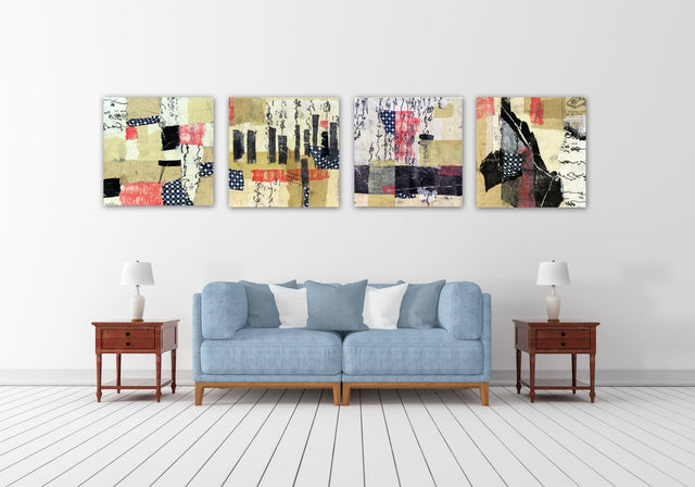 Lerne im geistreich Online-Kurs mit Cordula Kagemann Diagonale, Reihung, goldener Schnitt und Collage kennen