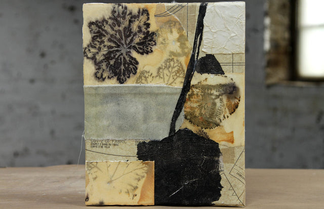 Lerne im geistreich Online-Kurs mit Cordula Kagemann Eco-Printing und Collage kennen