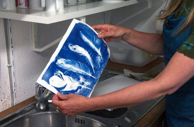 Lerne im geistreich Online-Kurs mit Cordula Kagemann Einführung in Cyanotypie - Blaudruck kennen