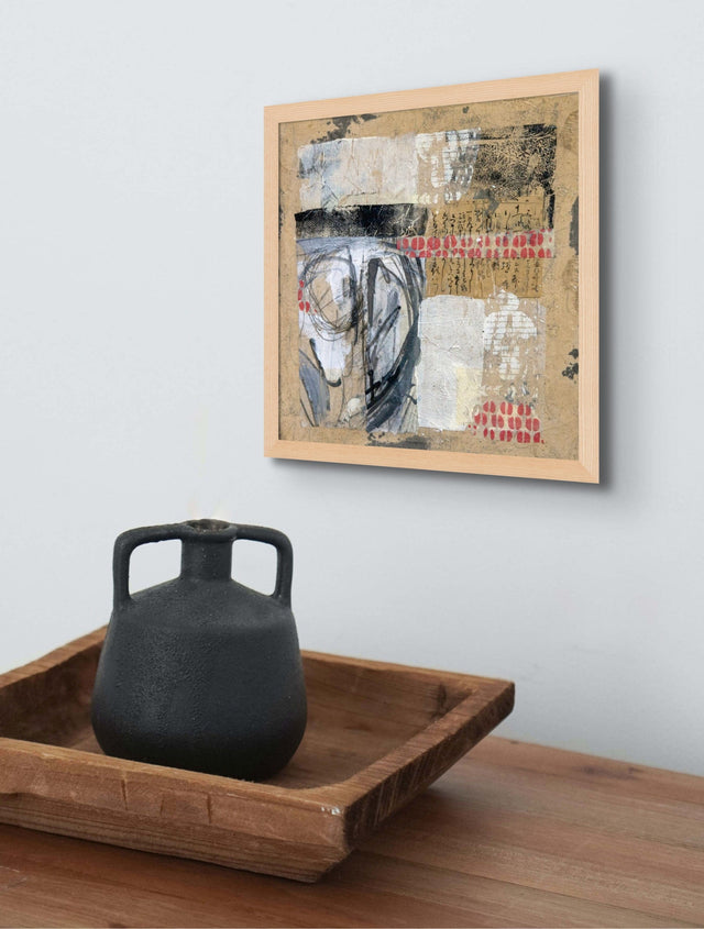 Lerne im geistreich Online-Kurs mit Cordula Kagemann Linie und Fläche in meinen Collagen kennen