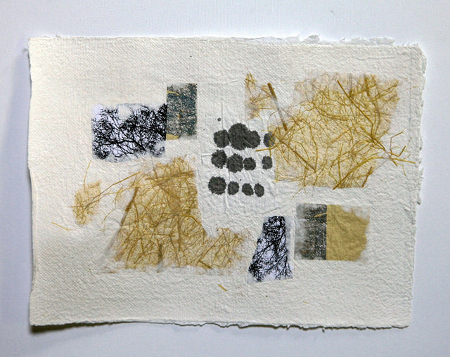 Lerne im geistreich Online-Kurs mit Cordula Kagemann Papierschöpfen und Pulp painting mit Collage kennen