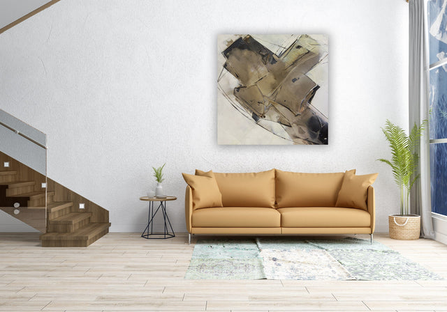 Lerne im geistreich Online-Kurs mit Dietmar Wölfl Bitumen abstrakt kennen