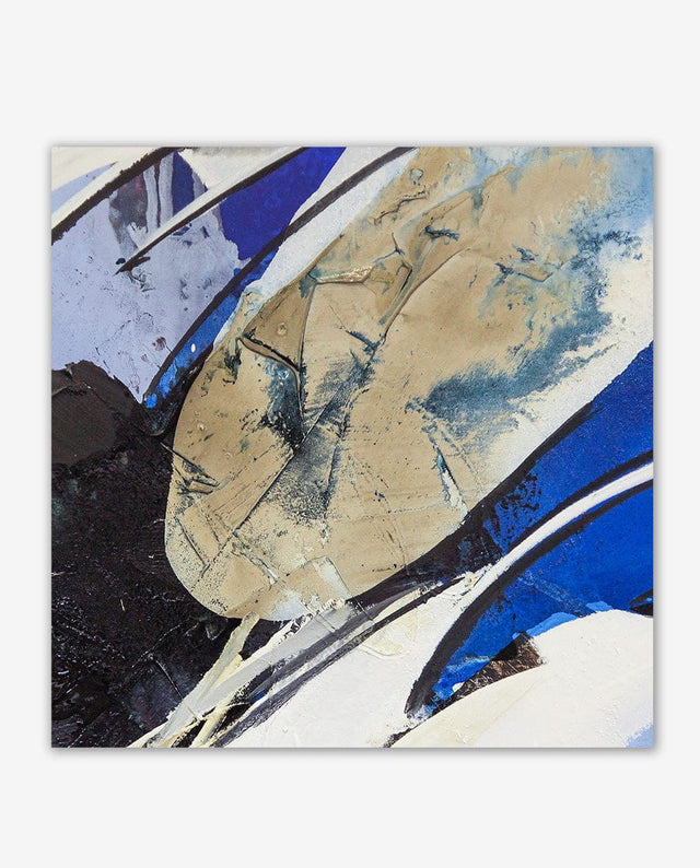 Lerne im geistreich Online-Kurs mit Dietmar Wölfl Hellblau-beige in Wölfl-Technik kennen