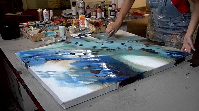 Lerne im geistreich Online-Kurs mit Eftichia Schlamadinger Himmelsstimmungen und Wasserwelten kennen