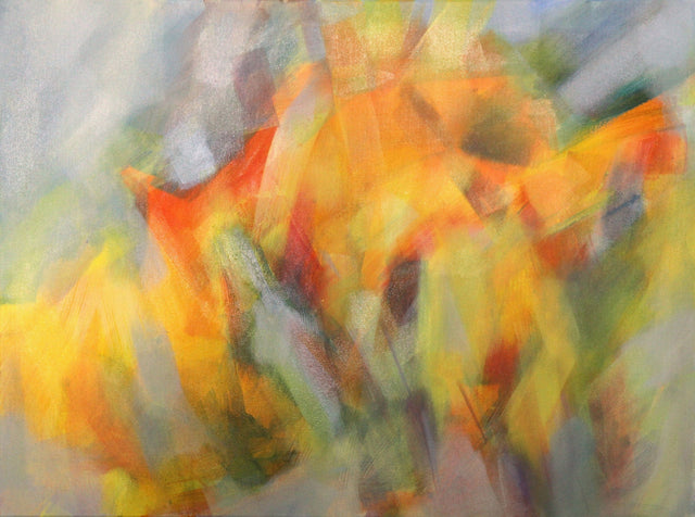 Lerne im geistreich Online-Kurs mit Era Freidzon Tulpenwiese in Acryl und Tusche kennen