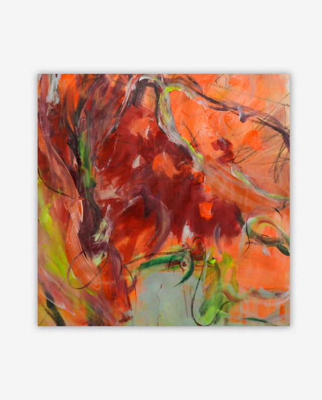 Lerne im geistreich Online-Kurs mit Eva Hoppert Expressive Malerei auf Papier kennen