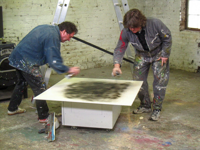 Lerne im geistreich Online-Kurs mit Günther Reil Adhäsions-Technik - Grundlagen und Malprozess kennen