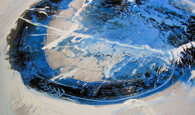 Lerne im geistreich Online-Kurs mit Günther Reil Adhäsions-Technik - Grundlagen und Malprozess kennen