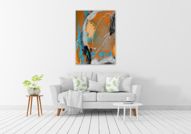 Lerne im geistreich Online-Kurs mit Günther Reil Adhäsions-Technik - Grundlagen und Malprozess kennen