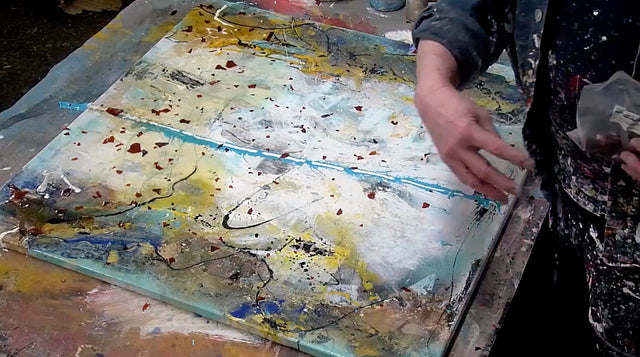 Lerne im geistreich Online-Kurs mit Günther Reil Bitumen, Schellack, Goldpigment... kennen