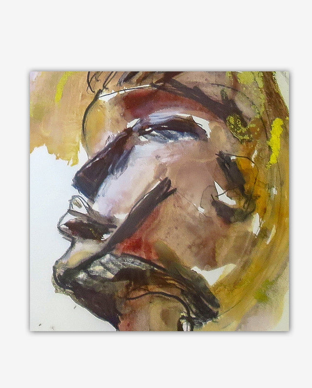 Lerne im geistreich Online-Kurs mit Günther Reil Maske - Graphit, Schellack, Goldpigment... kennen