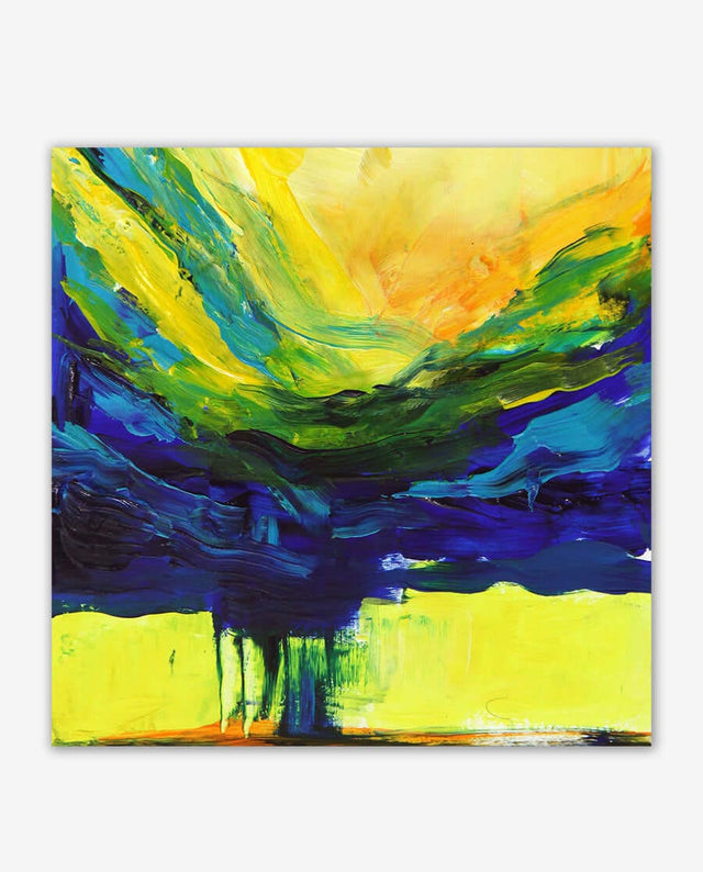 Lerne im geistreich Online-Kurs mit Helga Budde-Engelke Abstraktion eines Wolkenbruchs - 3 Wege kennen