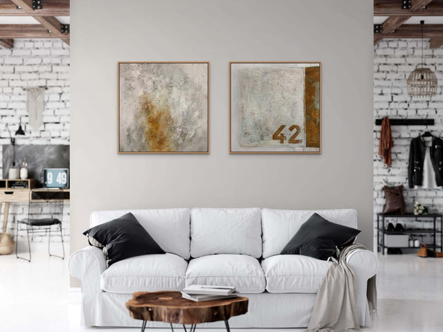 Lerne im geistreich Online-Kurs mit Helga Budde-Engelke Die Farbe Weiß mit einem Hauch von Rost kennen