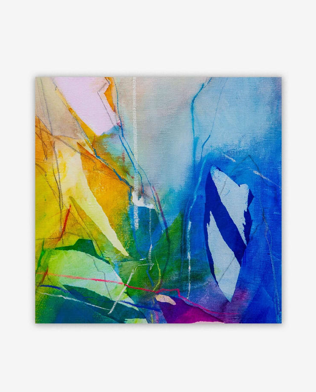 Lerne im geistreich Online-Kurs mit Helga Budde-Engelke Entwicklung eigener Bildideen mit Seidenpapier kennen