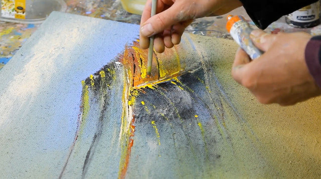 Lerne im geistreich Online-Kurs mit Hinrich Schüler Abstrakt - Farbräume mit Schüler kennen