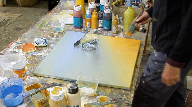 Lerne im geistreich Online-Kurs mit Hinrich Schüler Abstrakt - Farbräume mit Schüler kennen