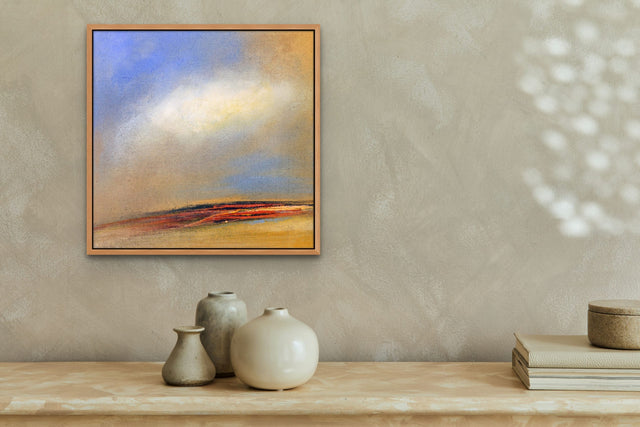 Lerne im geistreich Online-Kurs mit Hinrich Schüler Abstrakte Landschaft - kleines Format kennen