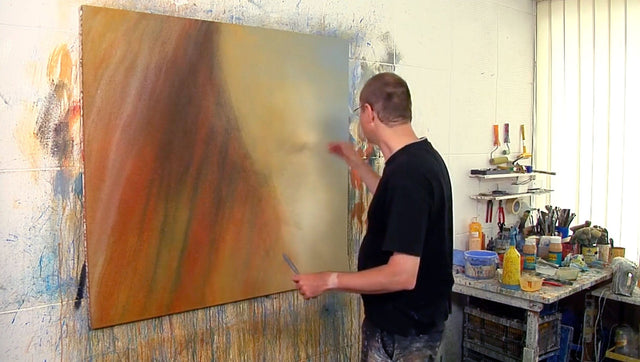 Lerne im geistreich Online-Kurs mit Hinrich Schüler Abstrakte Landschaft mit Hinrich Schüler kennen