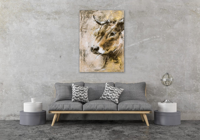 Lerne im geistreich Online-Kurs mit Ilona Griss-Schwärzler Shabby Chic Kuh kennen