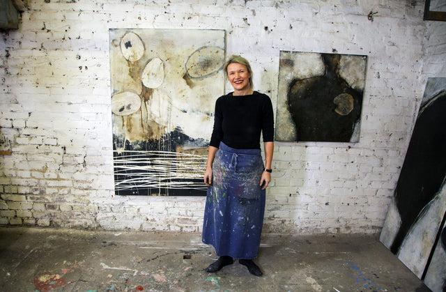 Lerne im geistreich Online-Kurs mit Ines Hildur Die grosse Form auf grossem Format kennen