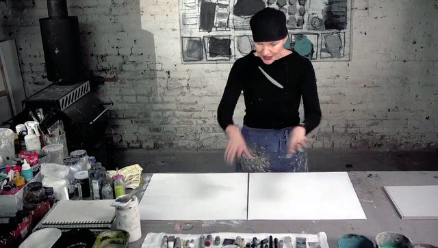 Lerne im geistreich Online-Kurs mit Ines Hildur Non Color meets Color - blue/green kennen